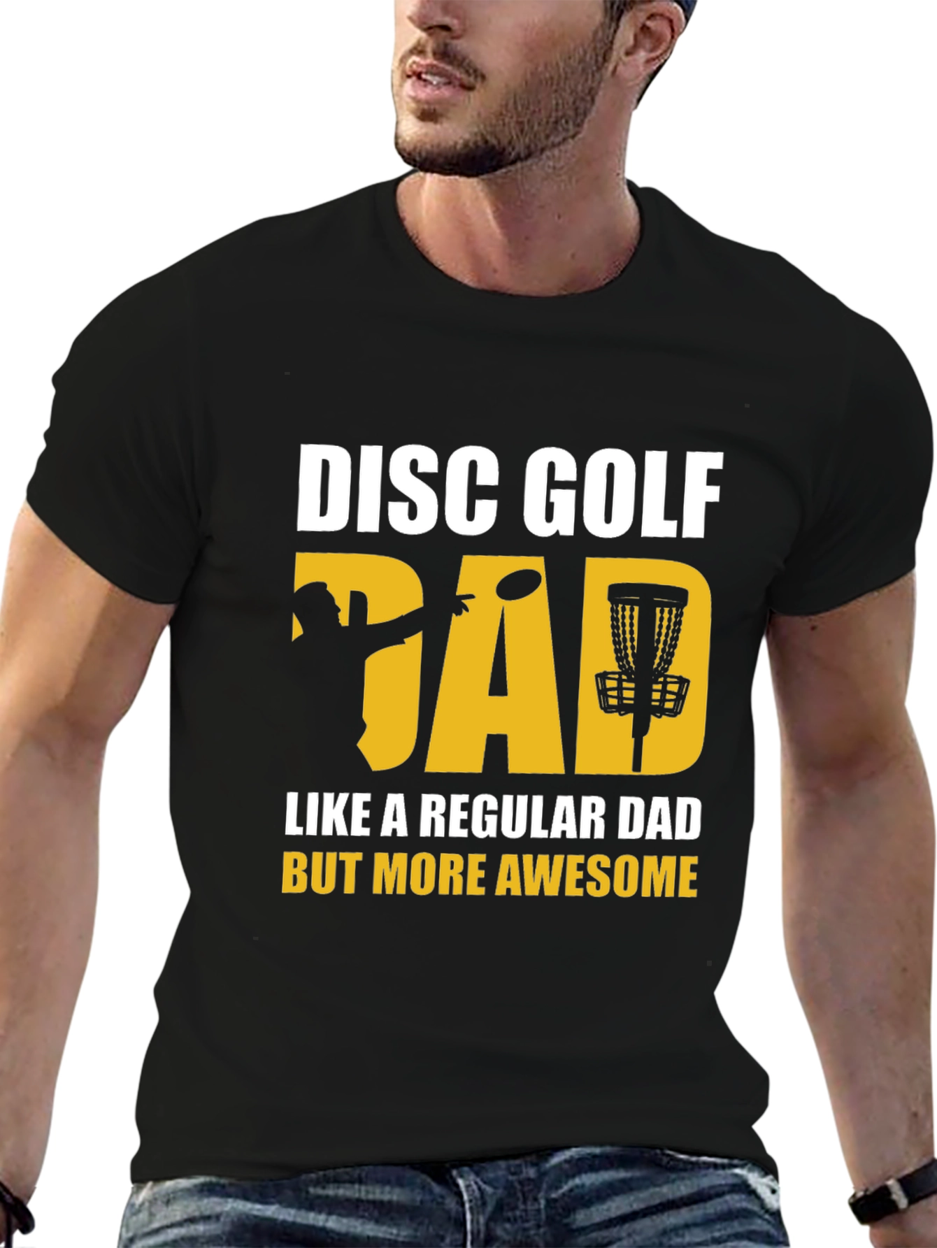 Disc Golf Dad T-Shirt - More Awesome Than Regular!