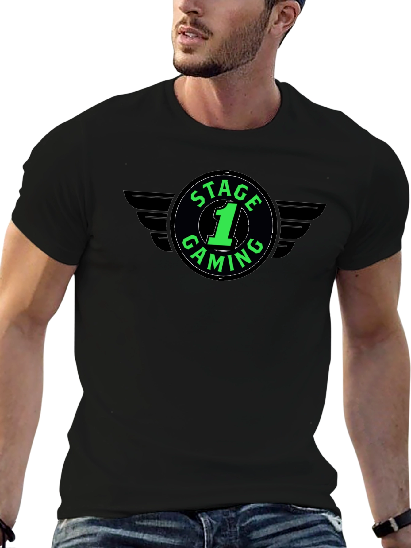 Stage 1 Gaming Black T-Shirt