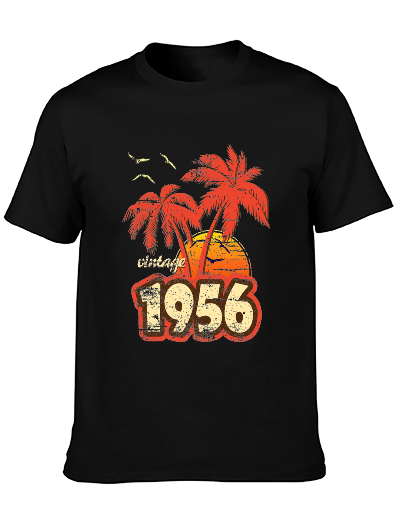 Vintage 1956 Palm Tree Graphic T-Shirt