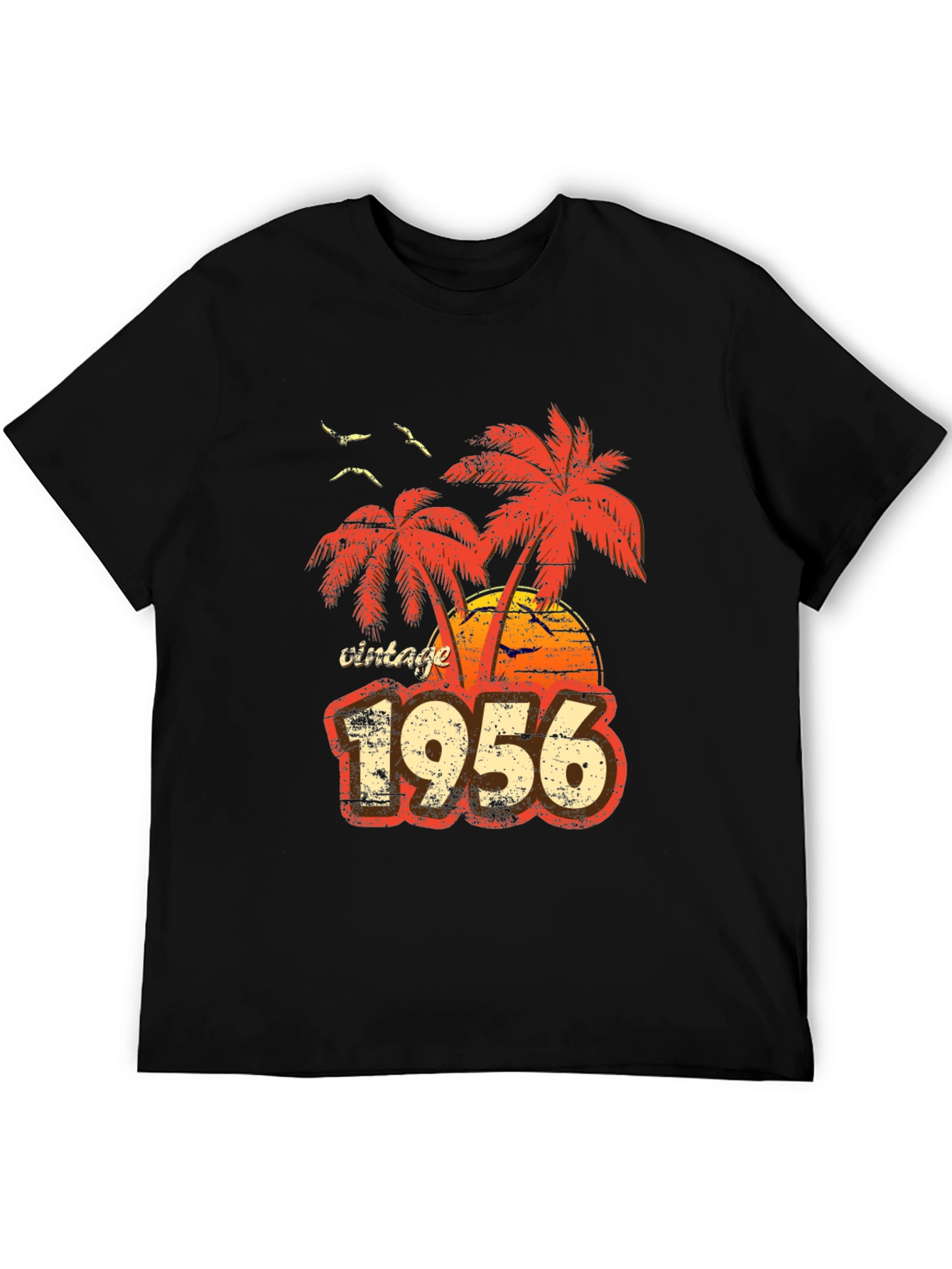 Vintage 1956 Palm Tree Graphic T-Shirt