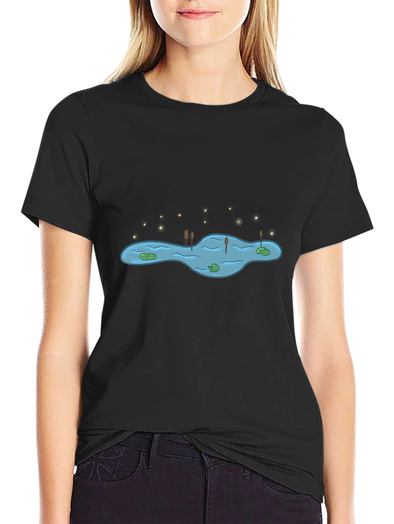 Pond Life Graphic Tee - Unique Nature Design