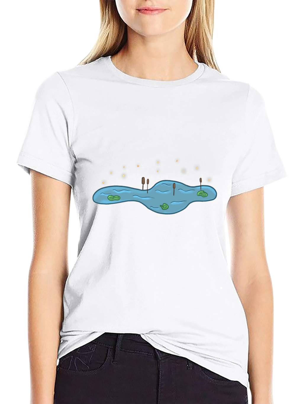 Pond Life Graphic Tee - Unique Nature Design