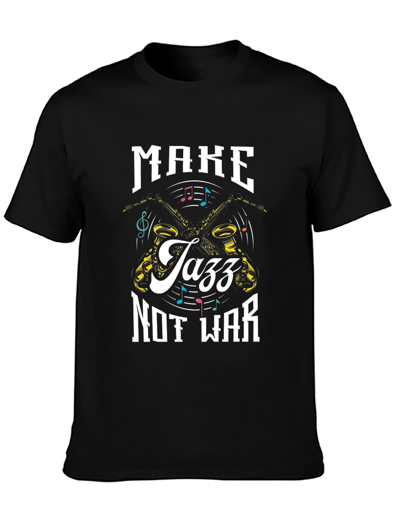 Make Jazz Not War Graphic Tee