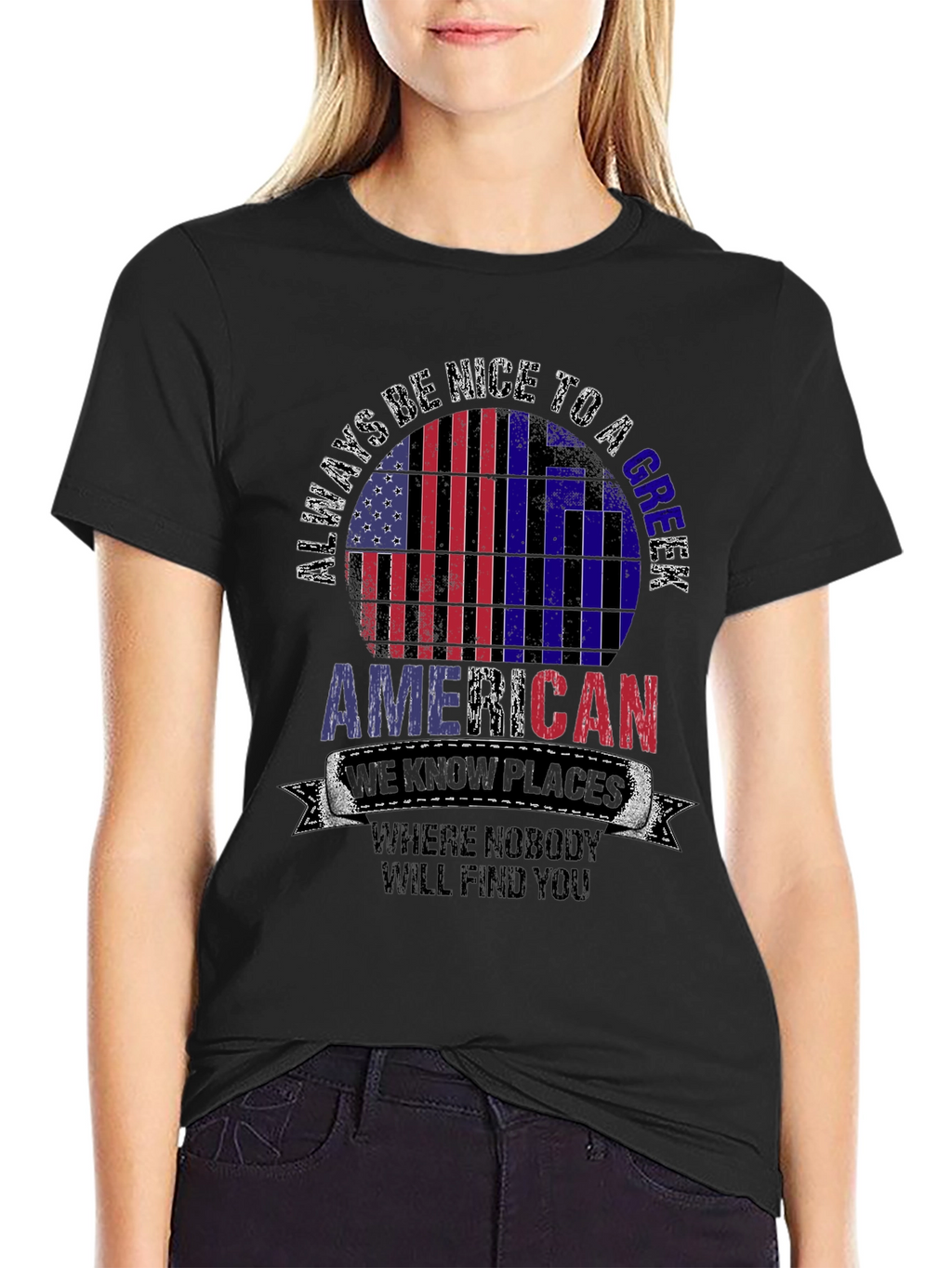 Always Be Nice to a Greek American T-Shirt