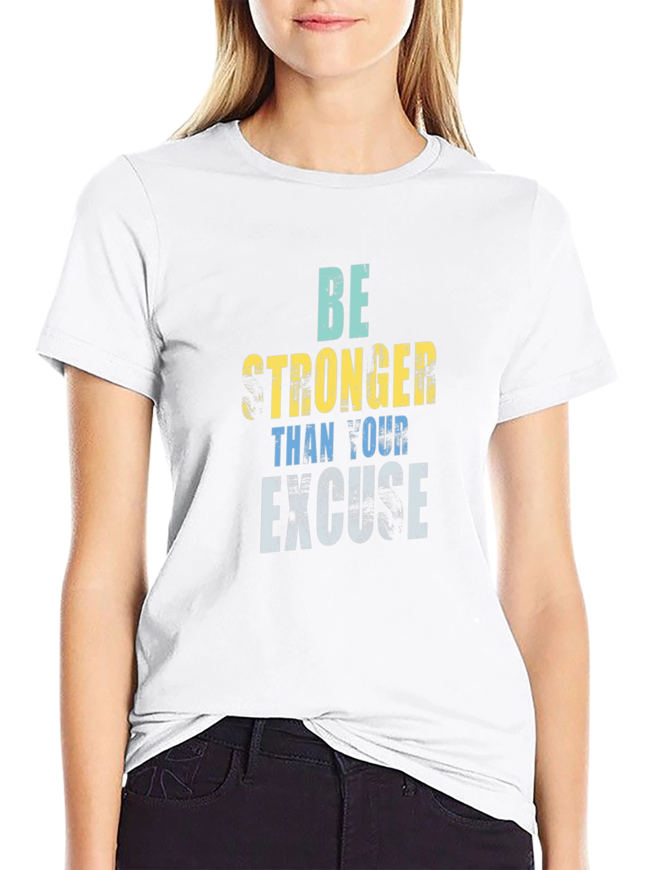 Motivational Be Stronger Graphic Tee