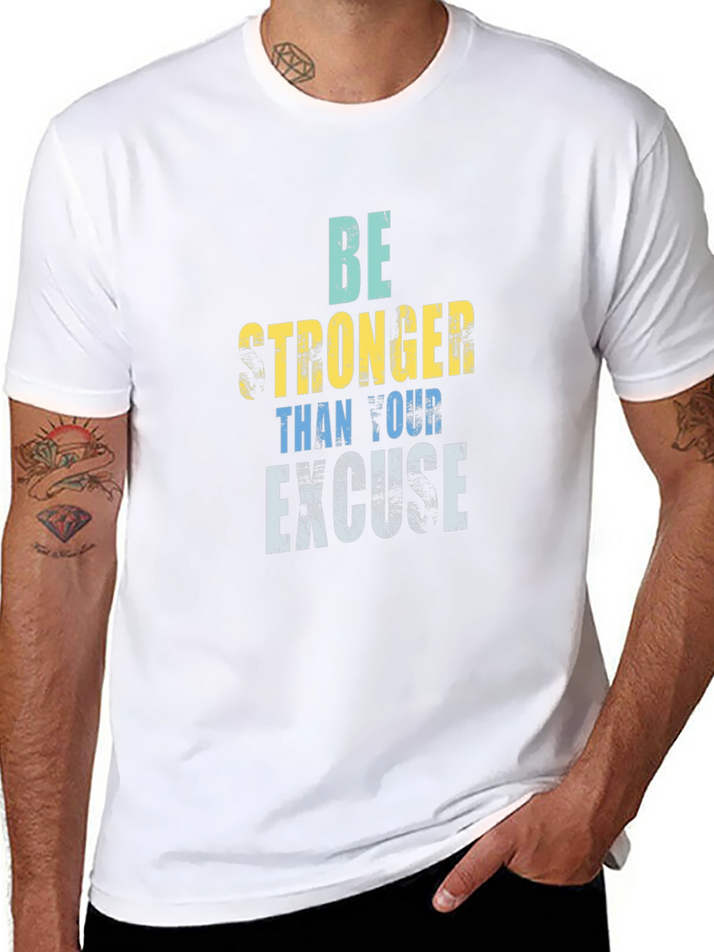 Motivational Be Stronger Graphic Tee