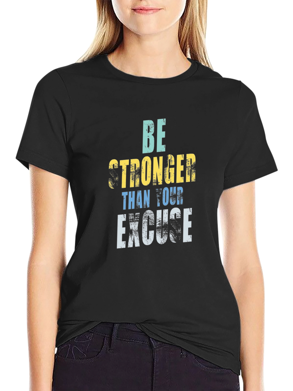 Motivational Be Stronger Graphic Tee