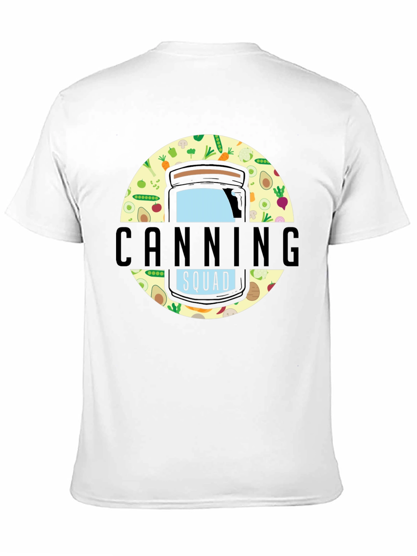 Canning Squad Graphic T-Shirt - Black Cotton Blend
