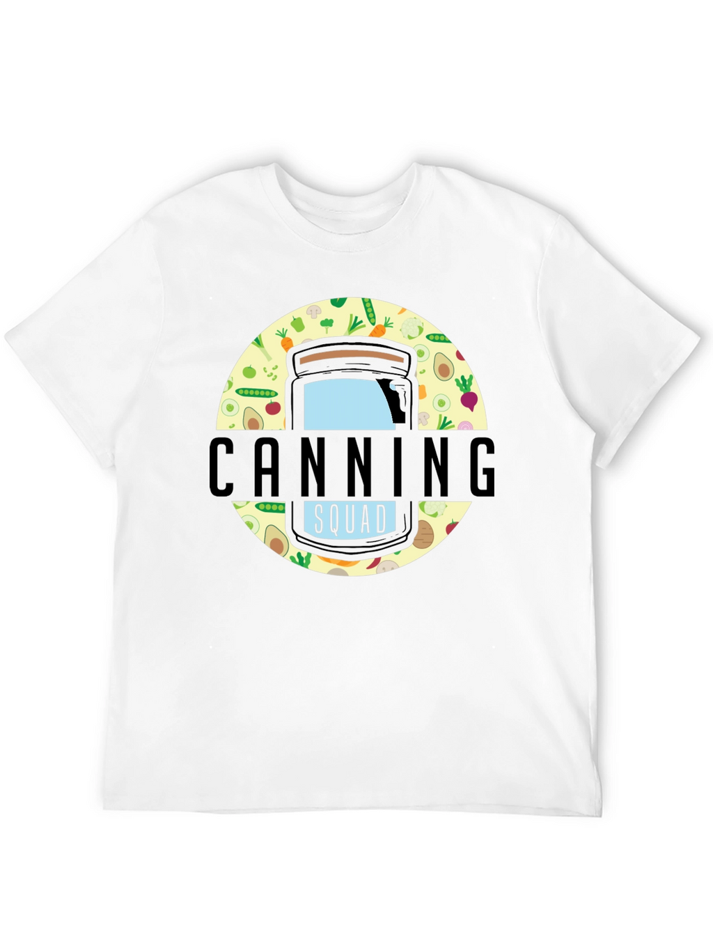 Canning Squad Graphic T-Shirt - Black Cotton Blend