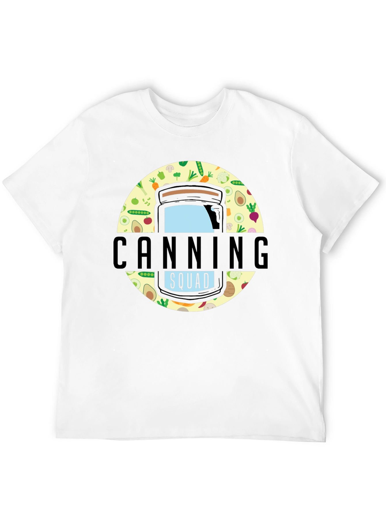 Canning Squad Graphic T-Shirt - Black Cotton Blend