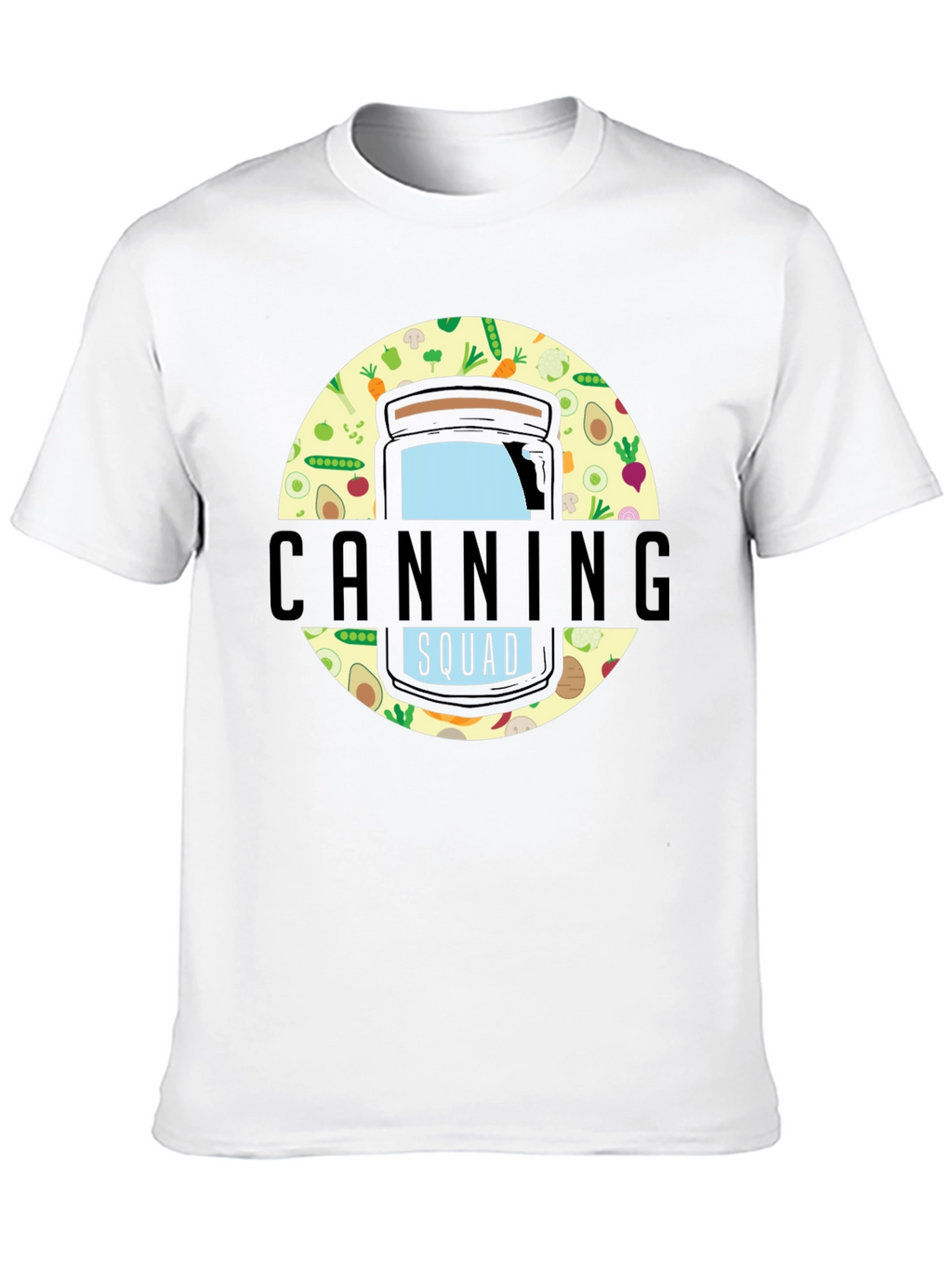 Canning Squad Graphic T-Shirt - Black Cotton Blend