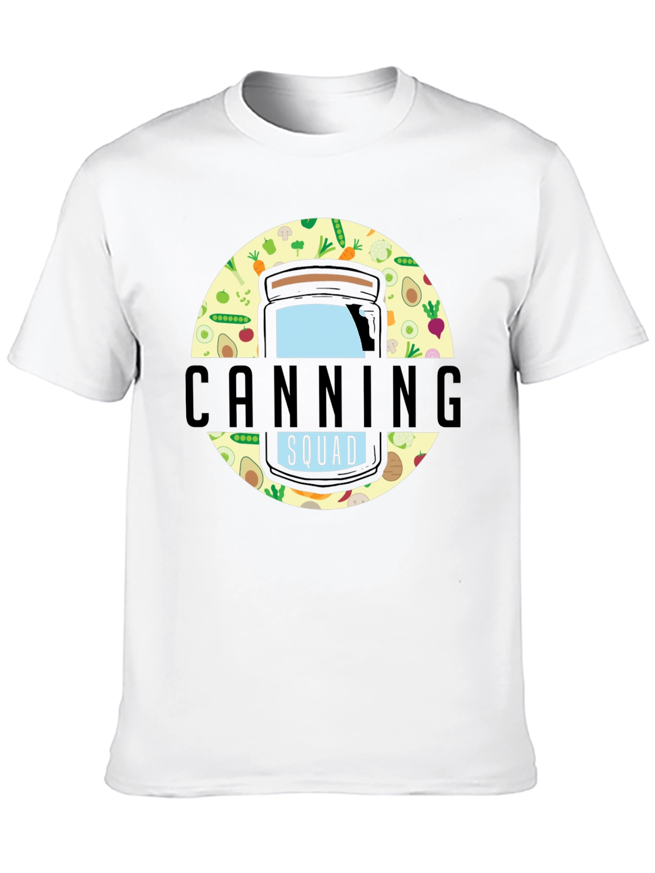 Canning Squad Graphic T-Shirt - Black Cotton Blend