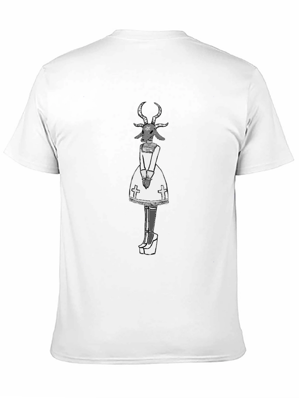 Baphomet Graphic Tee - Occult Fashion