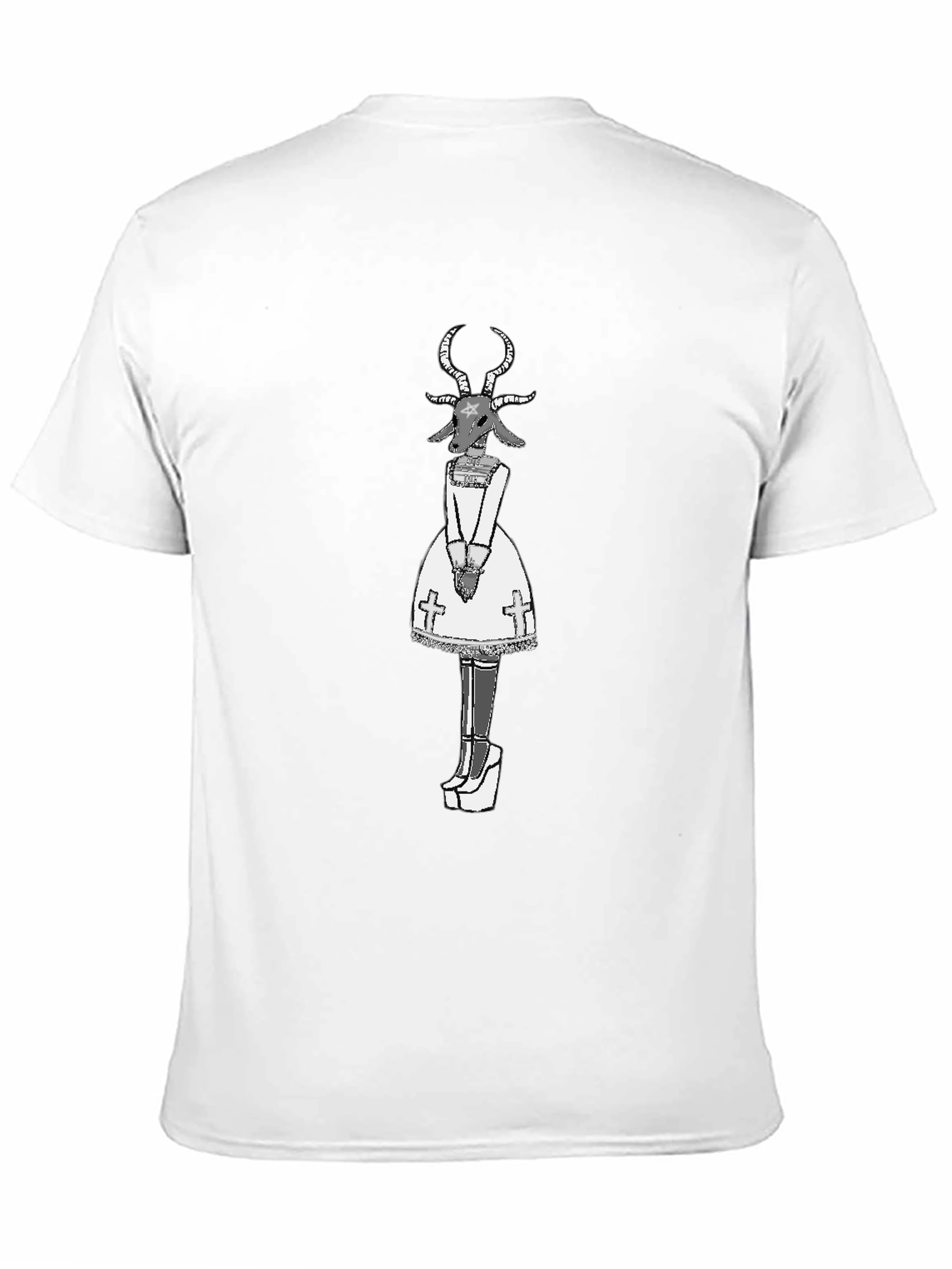 Baphomet Graphic Tee - Occult Fashion