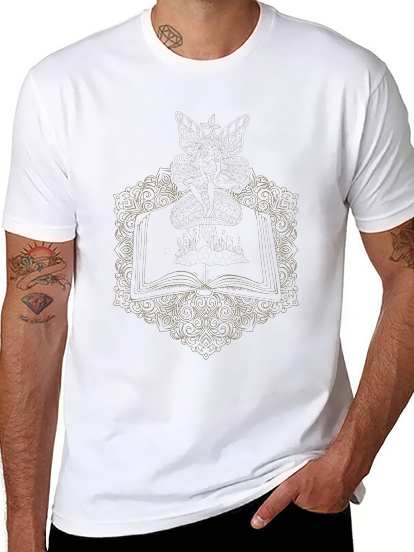 Mystic Book T-Shirt - Graphic Tee for Readers