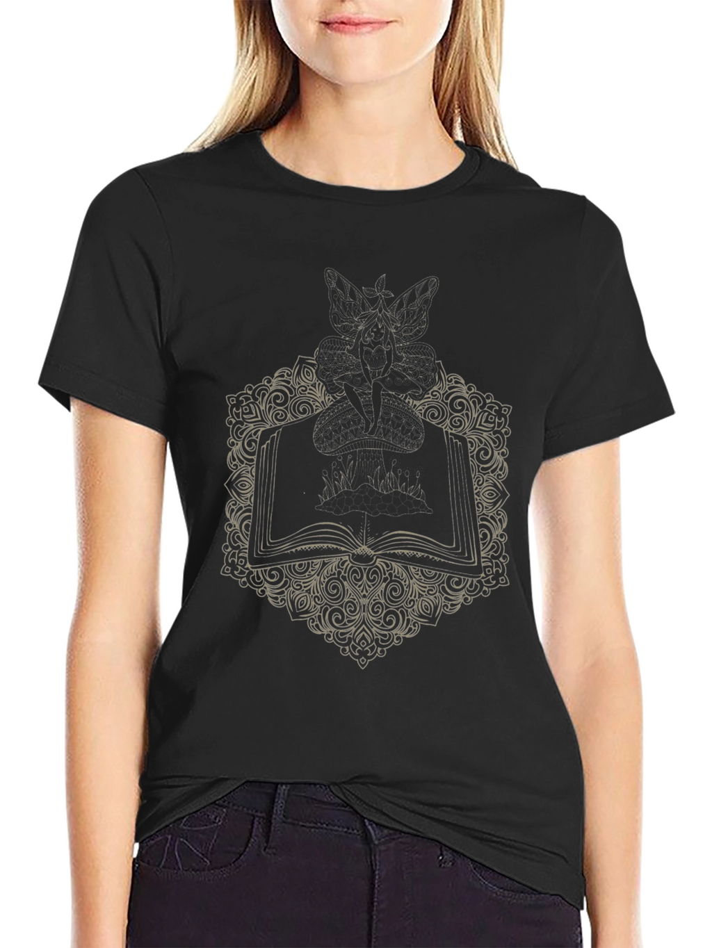 Mystic Book T-Shirt - Graphic Tee for Readers