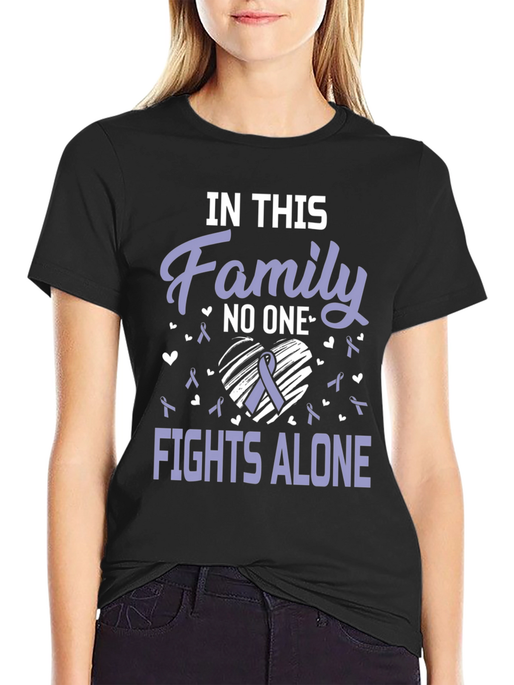 Family Fights Alone Awareness T-Shirt