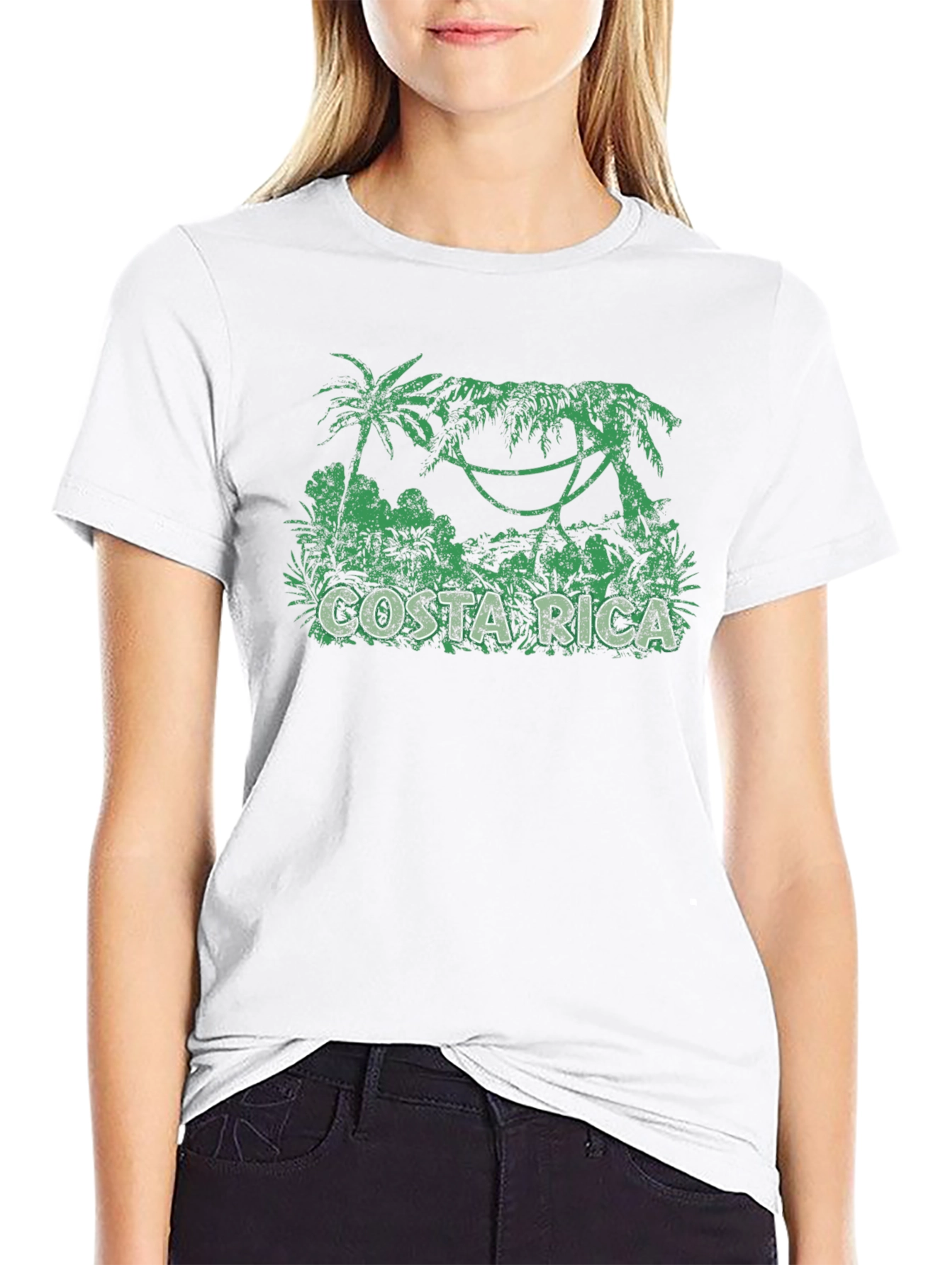 Costa Rica Graphic T-Shirt - Jungle Print Tee