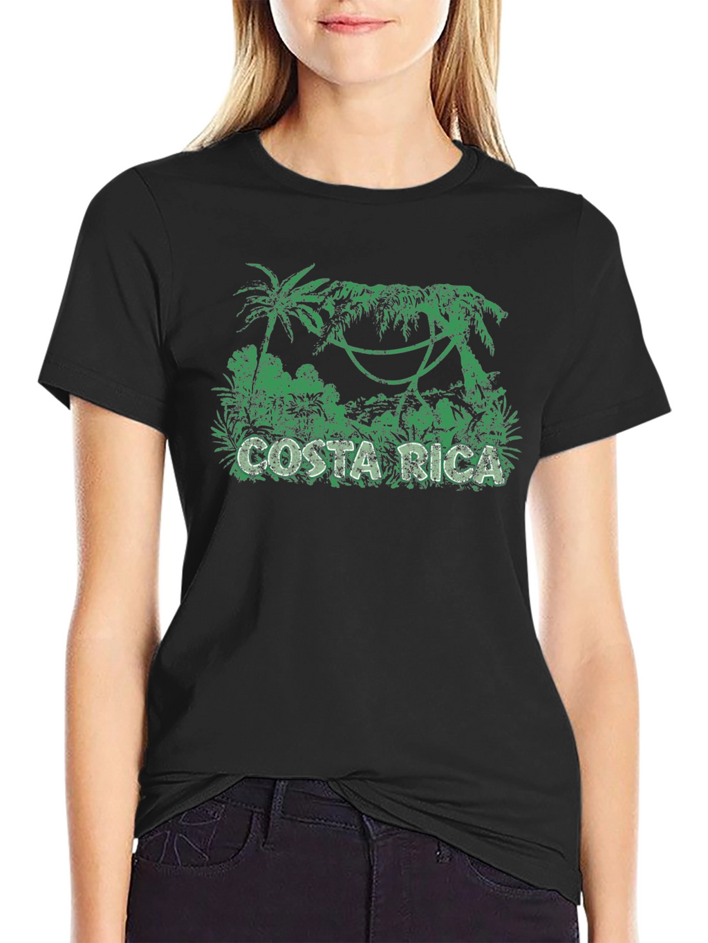 Costa Rica Graphic T-Shirt - Jungle Print Tee