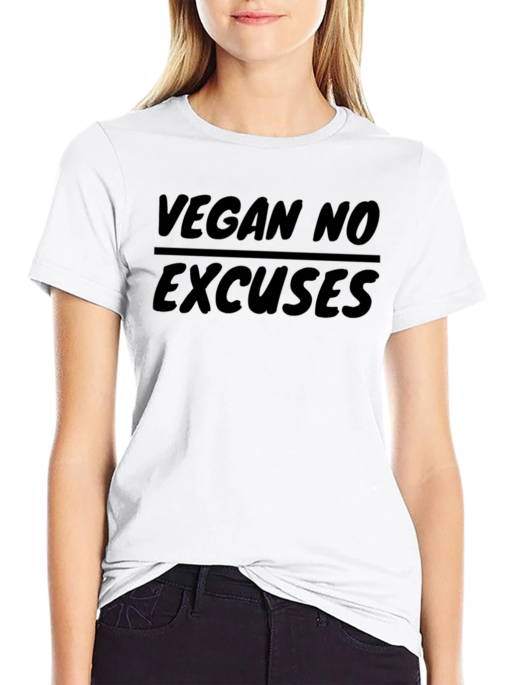 Vegan No Excuses T-Shirt - Black