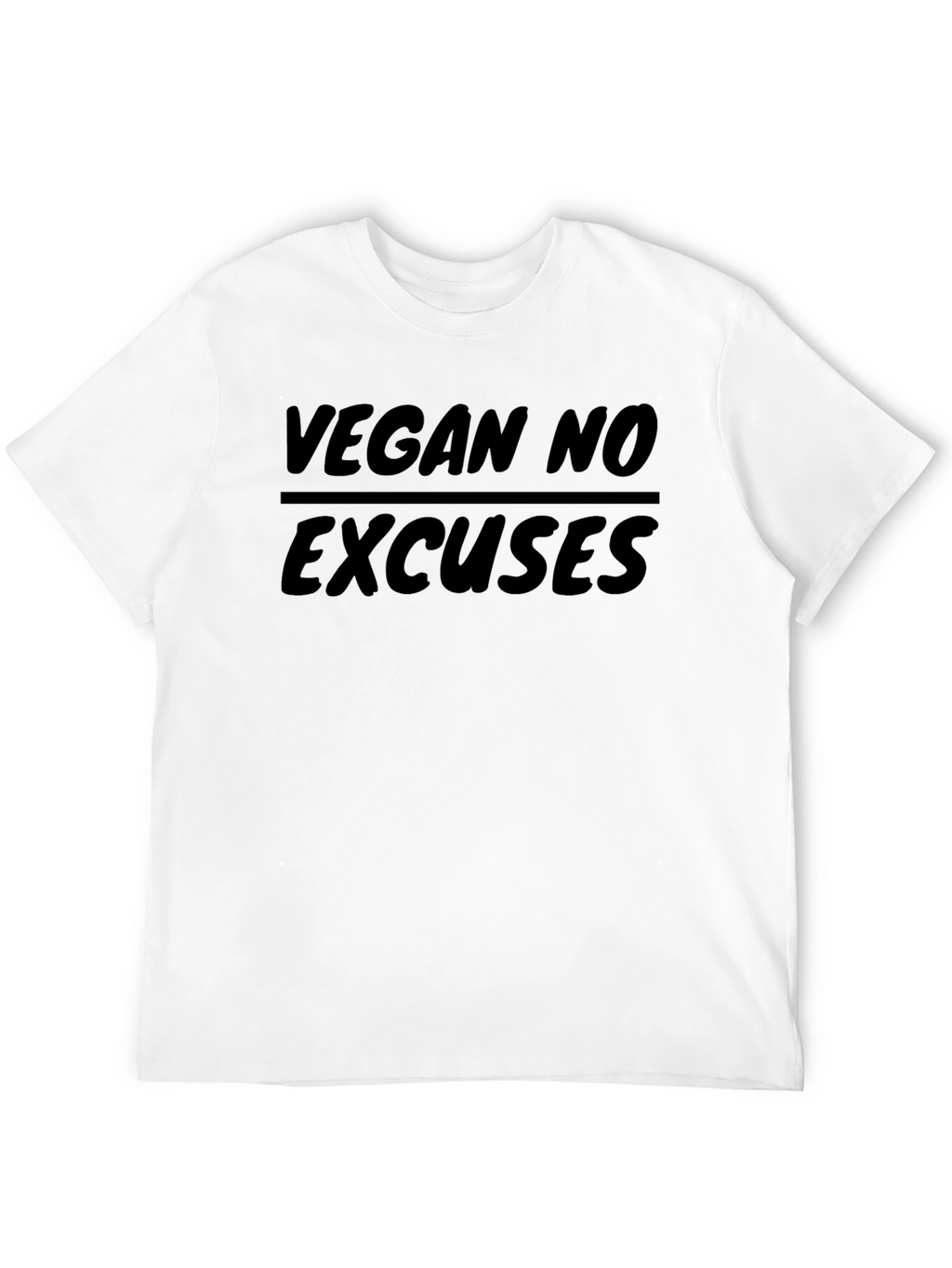 Vegan No Excuses T-Shirt - Black