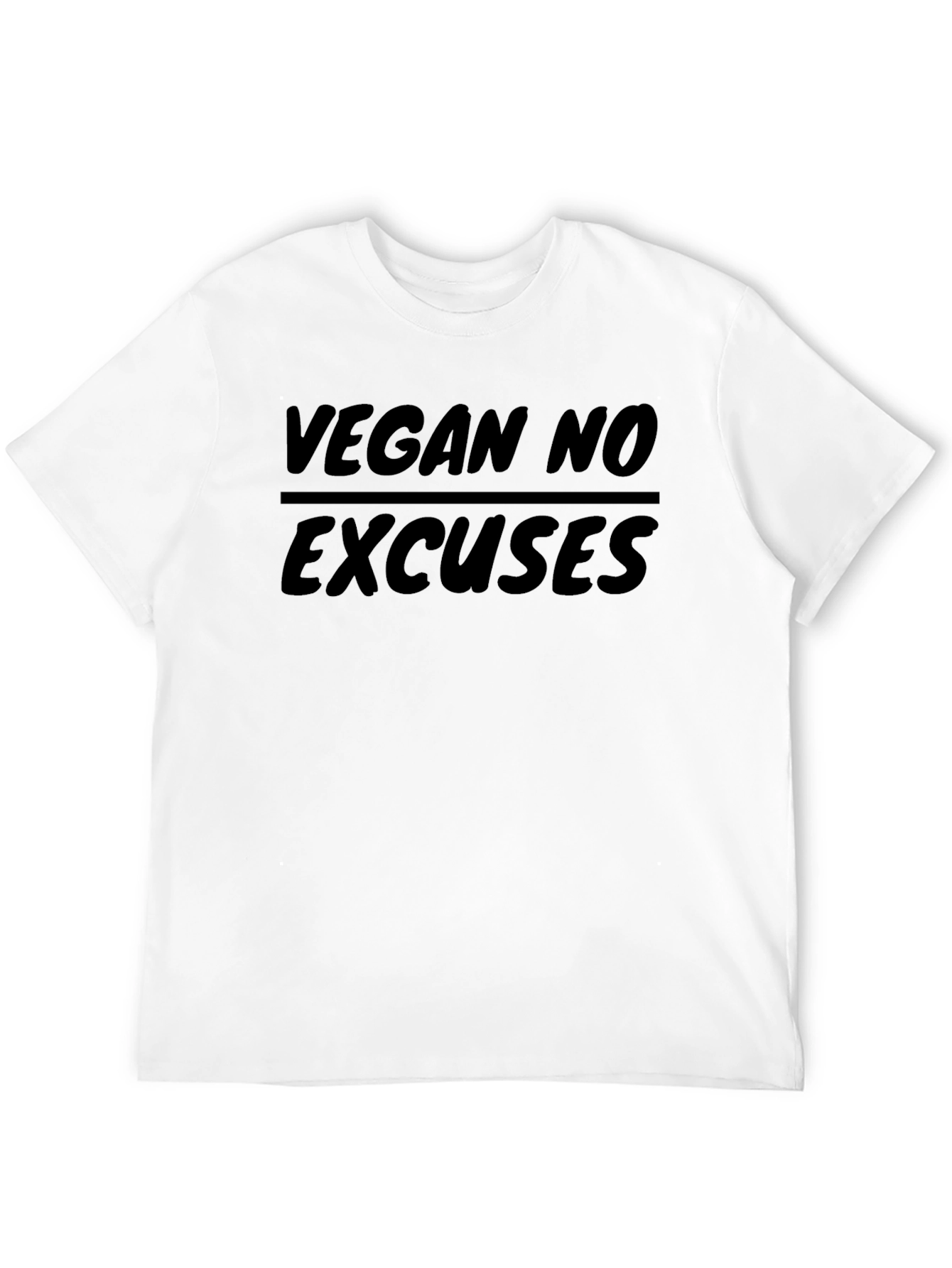 Vegan No Excuses T-Shirt - Black
