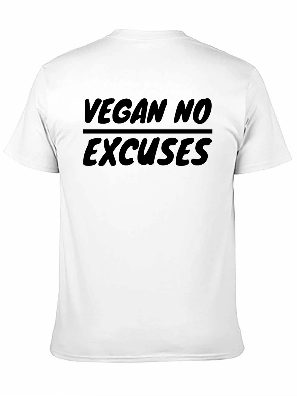 Vegan No Excuses T-Shirt - Black