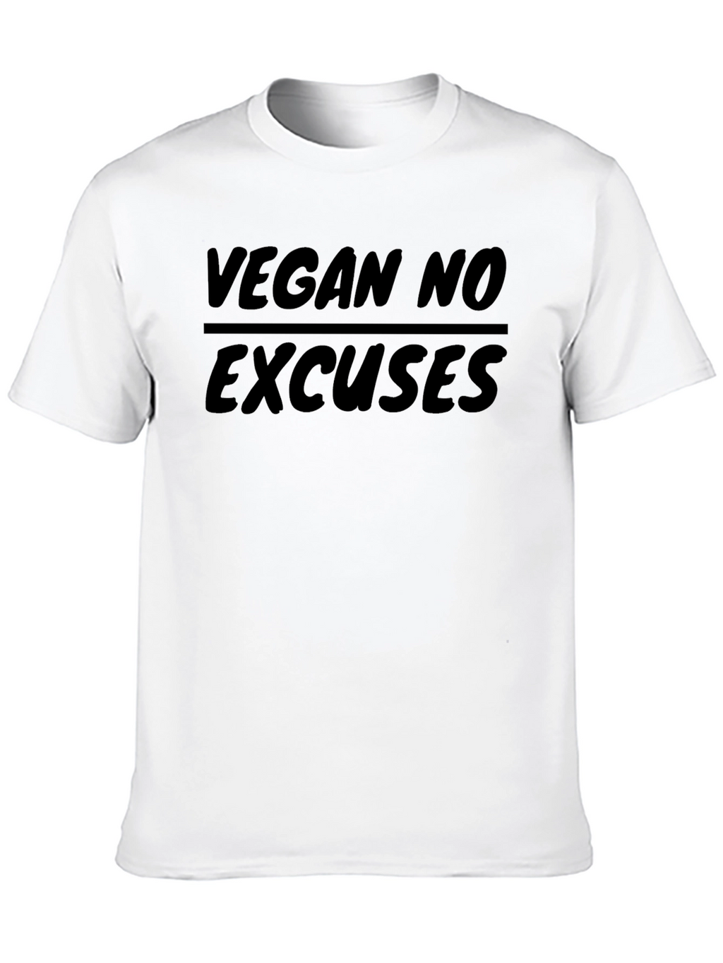Vegan No Excuses T-Shirt - Black