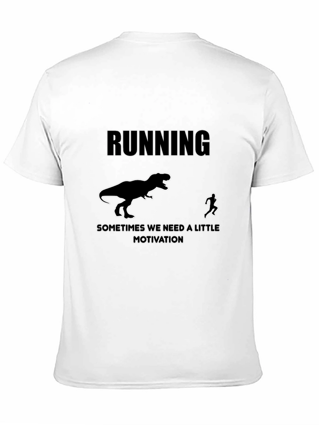 Running Motivation T-Shirt: Dinosaur Chase