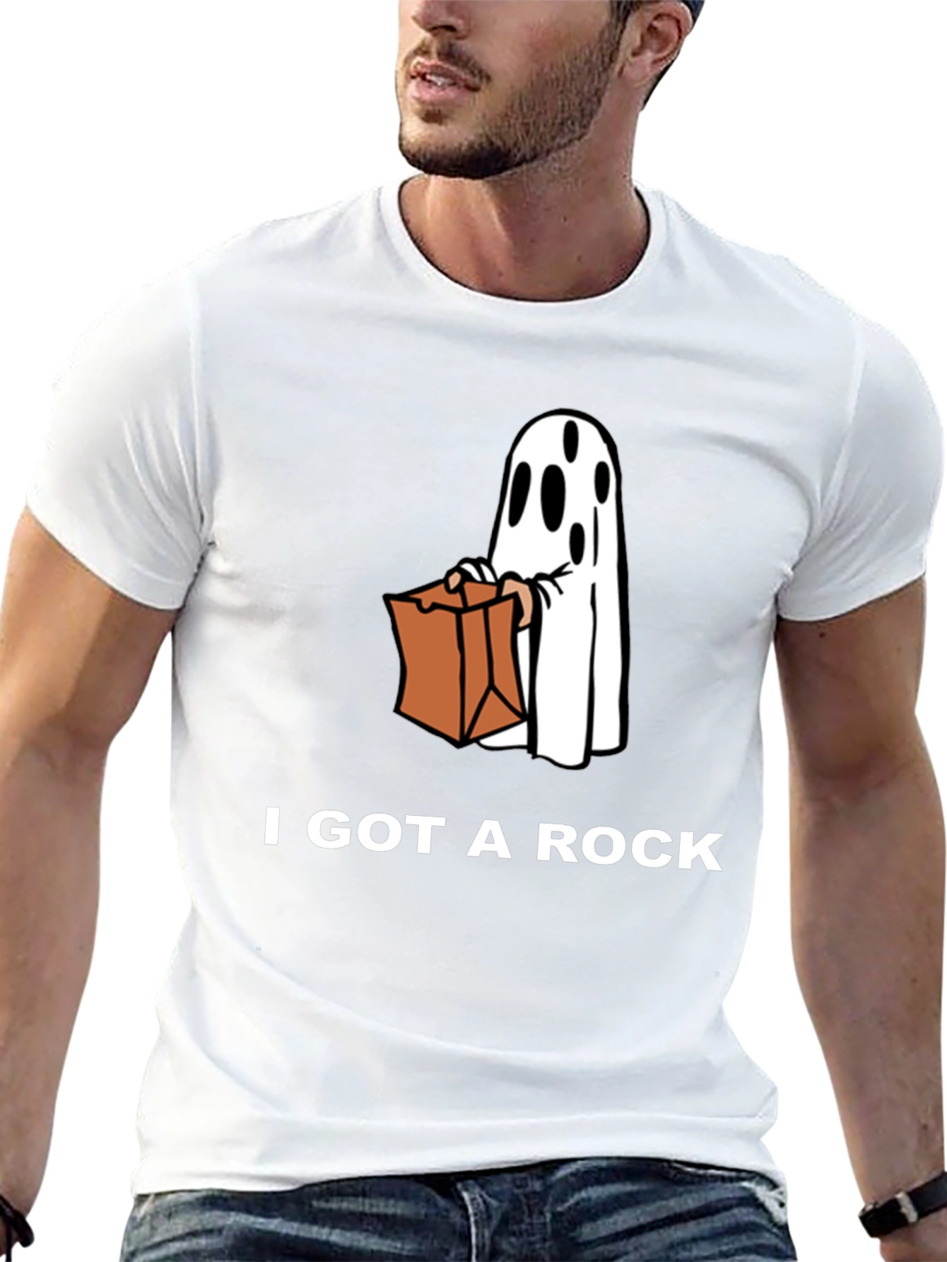 I Got a Rock T-Shirt Halloween Ghost