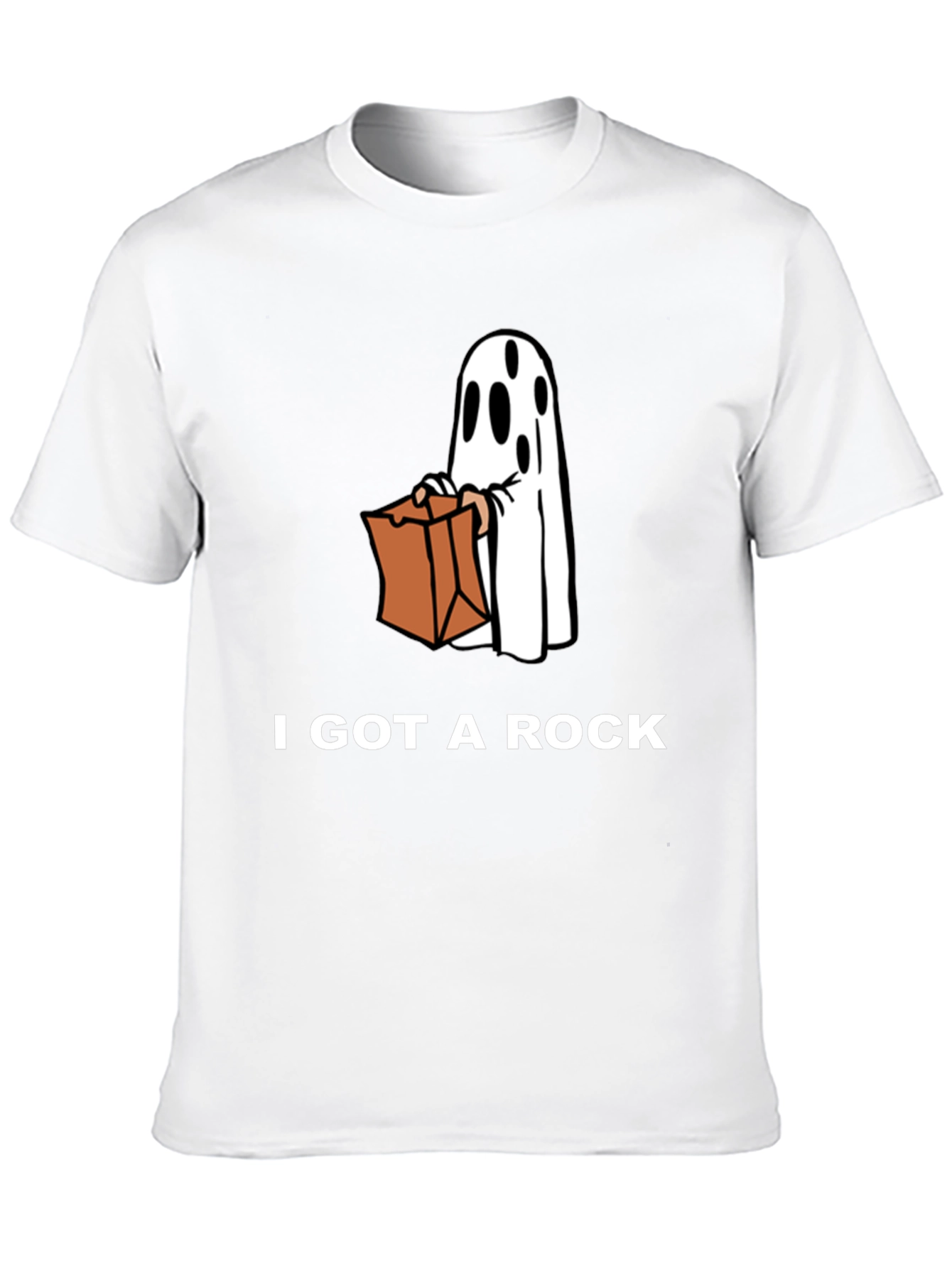 I Got a Rock T-Shirt Halloween Ghost