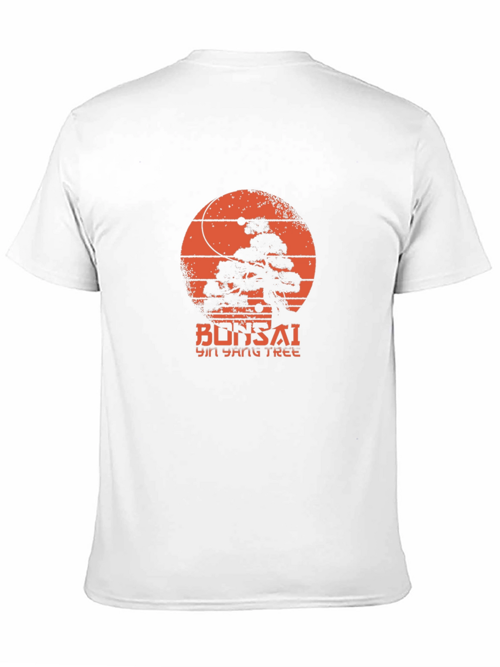 Bonsai Yin Yang Tree Graphic Tee - Black