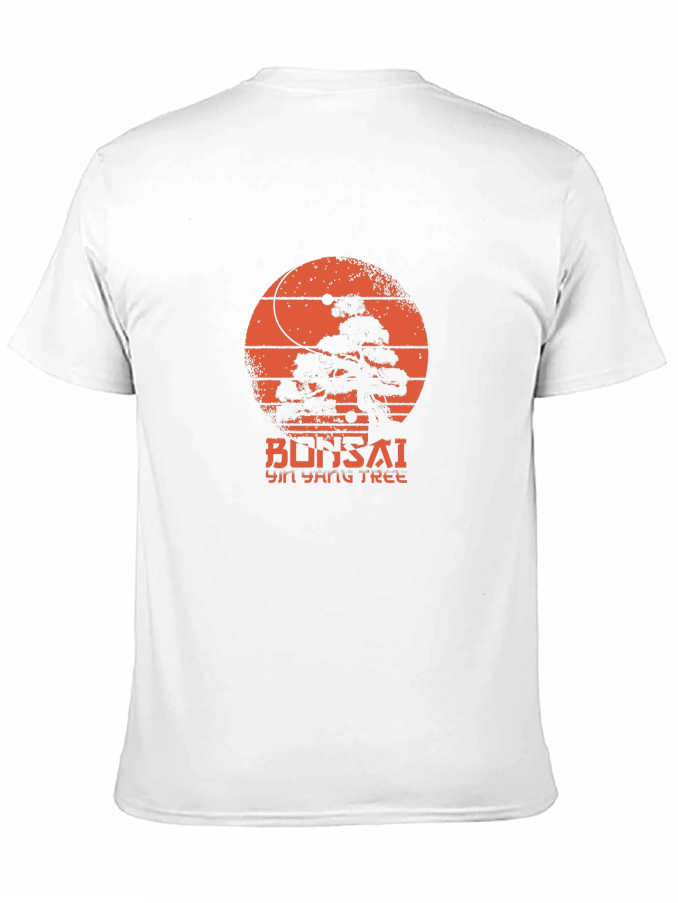 Bonsai Yin Yang Tree Graphic Tee - Black