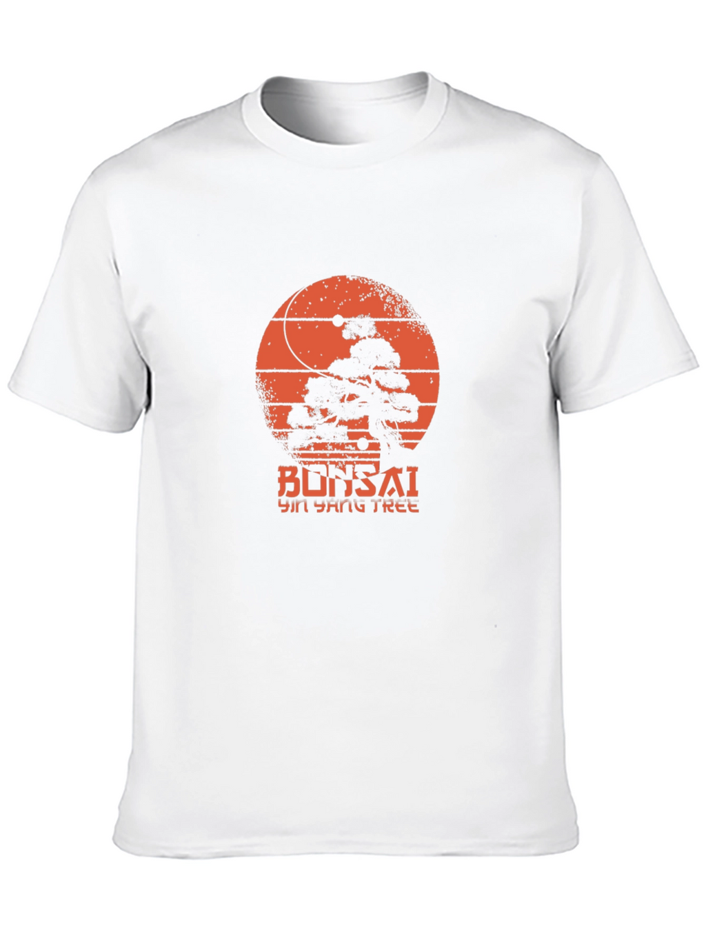 Bonsai Yin Yang Tree Graphic Tee - Black
