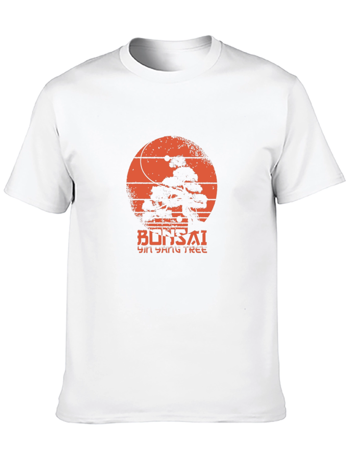 Bonsai Yin Yang Tree Graphic Tee - Black