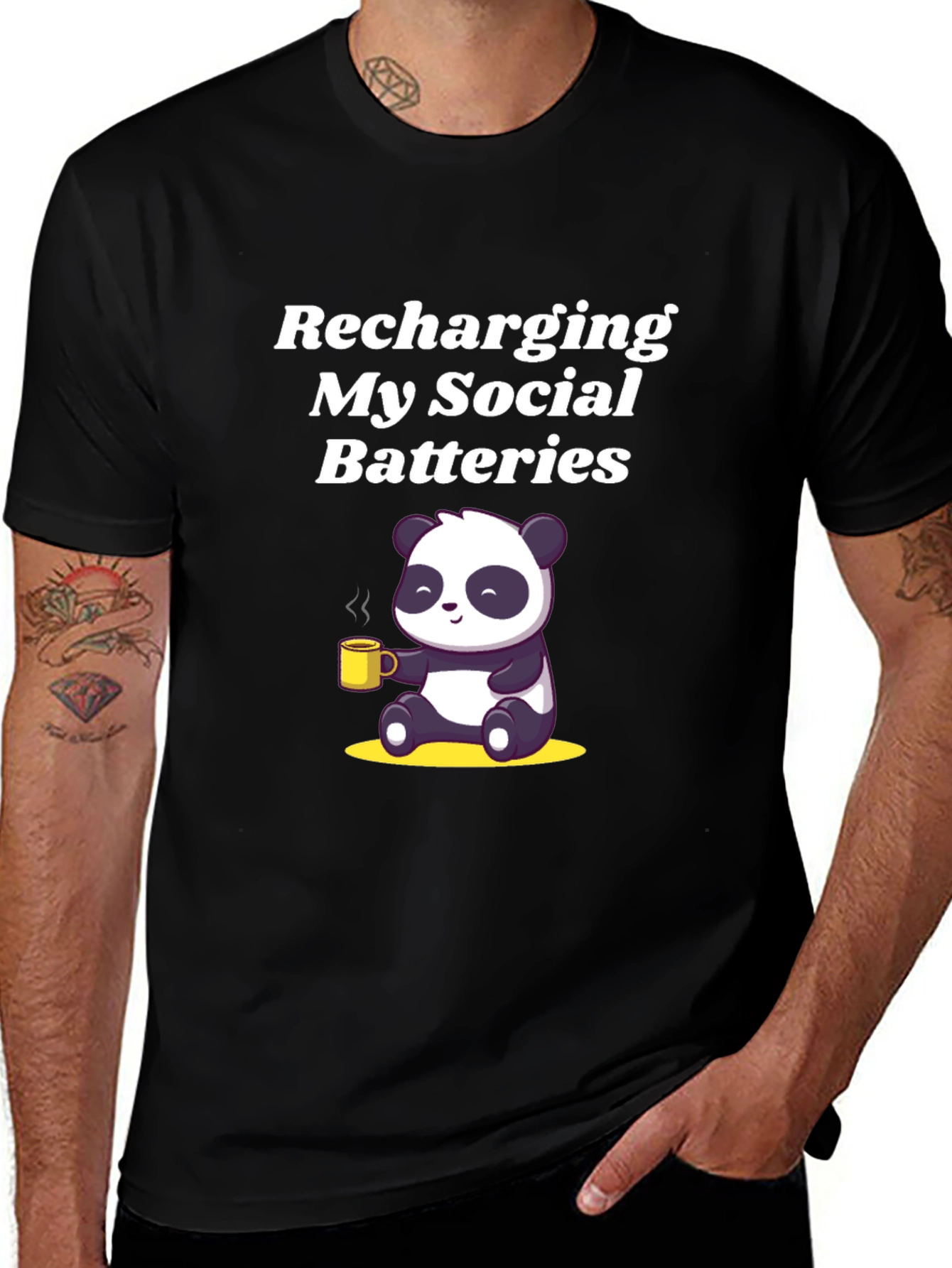 Recharging Social Batteries Graphic Tee