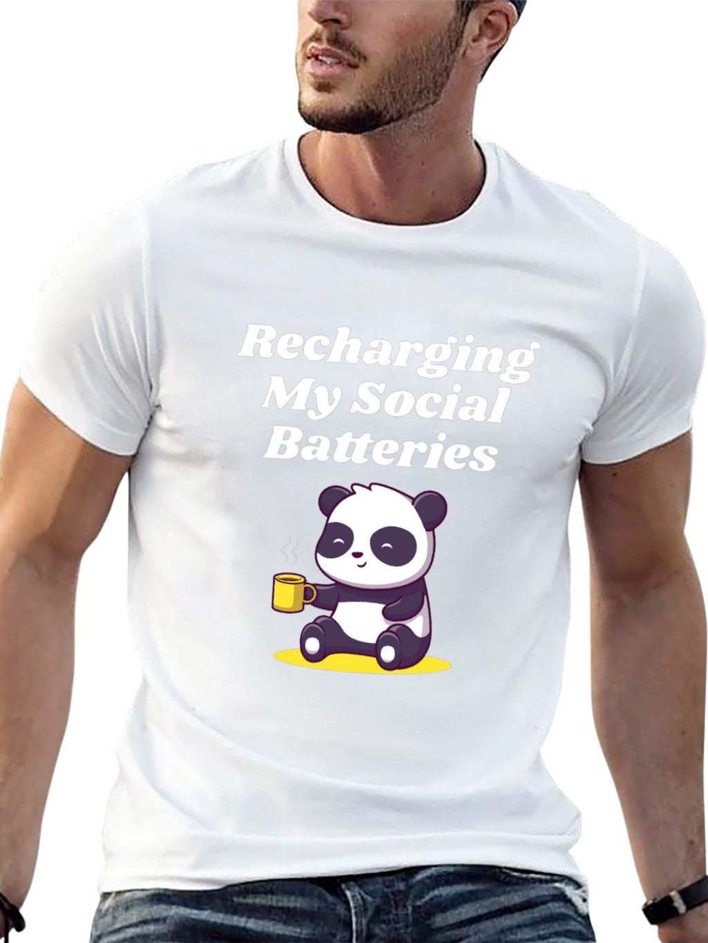 Recharging Social Batteries Graphic Tee