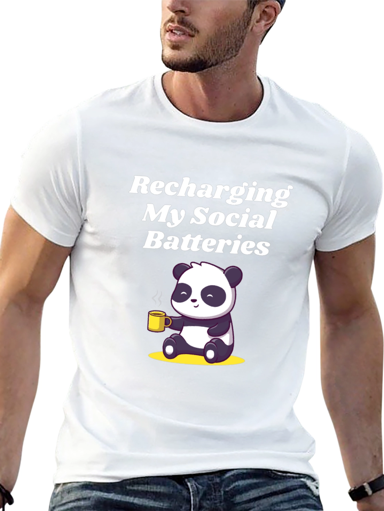 Recharging Social Batteries Graphic Tee