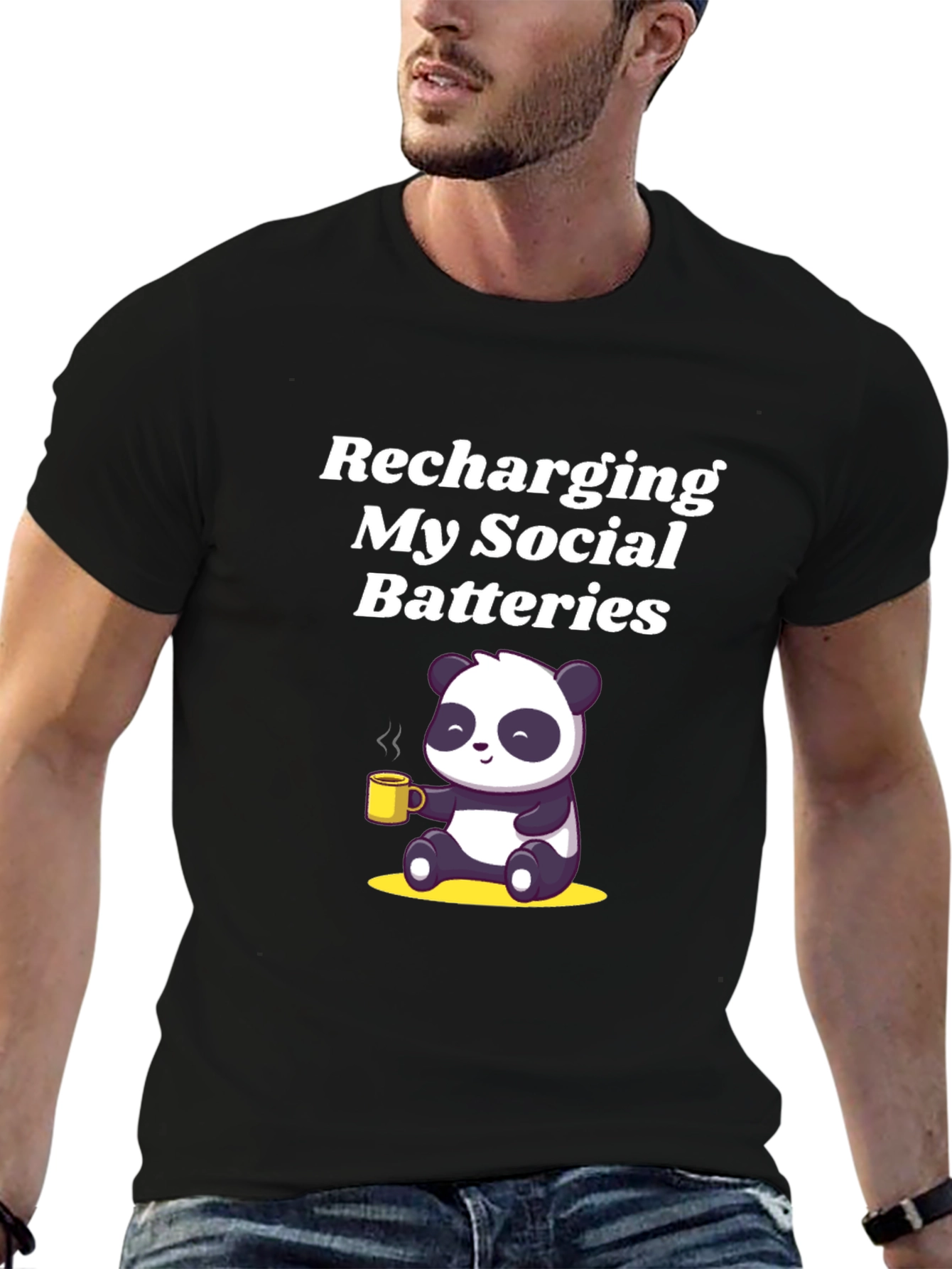 Recharging Social Batteries Graphic Tee