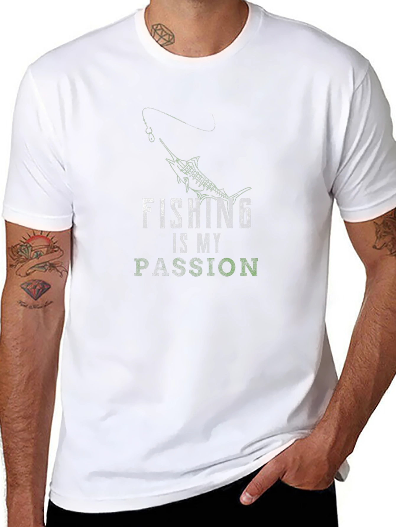 Fishing is My Passion Graphic T-Shirt