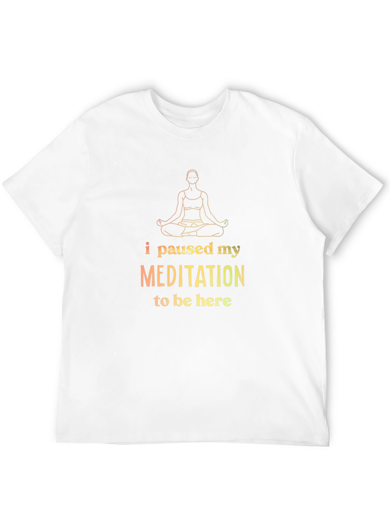 Meditation Break T-Shirt: Zen Style Black Tee