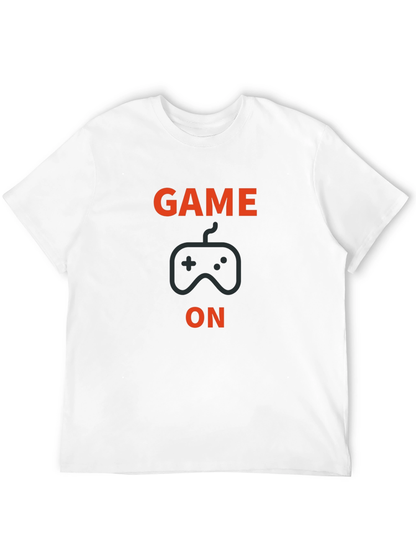 Game On Graphic Print Crew Neck T-Shirt