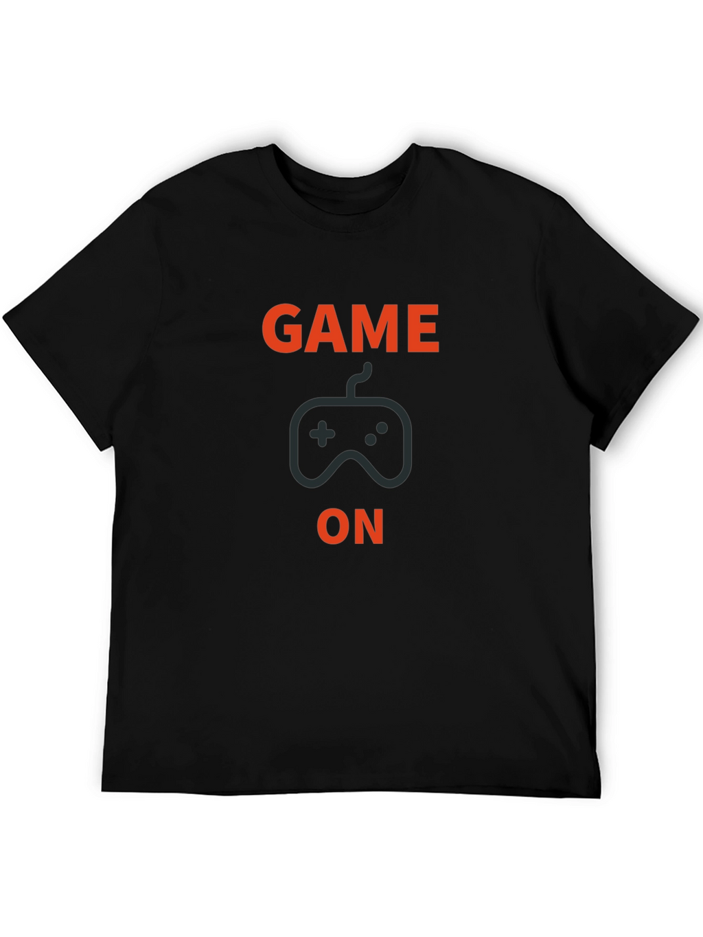 Game On Graphic Print Crew Neck T-Shirt