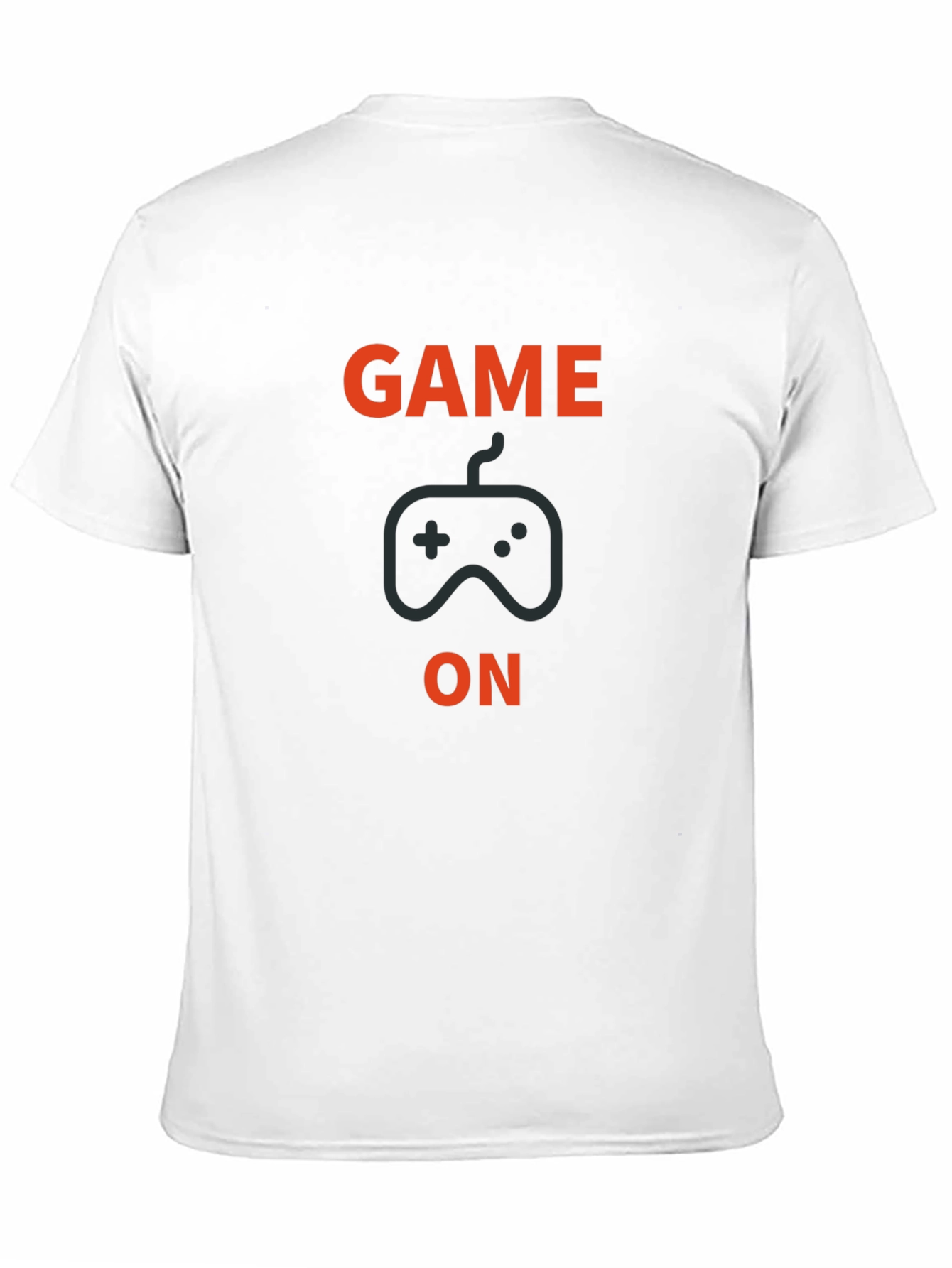 Game On Graphic Print Crew Neck T-Shirt
