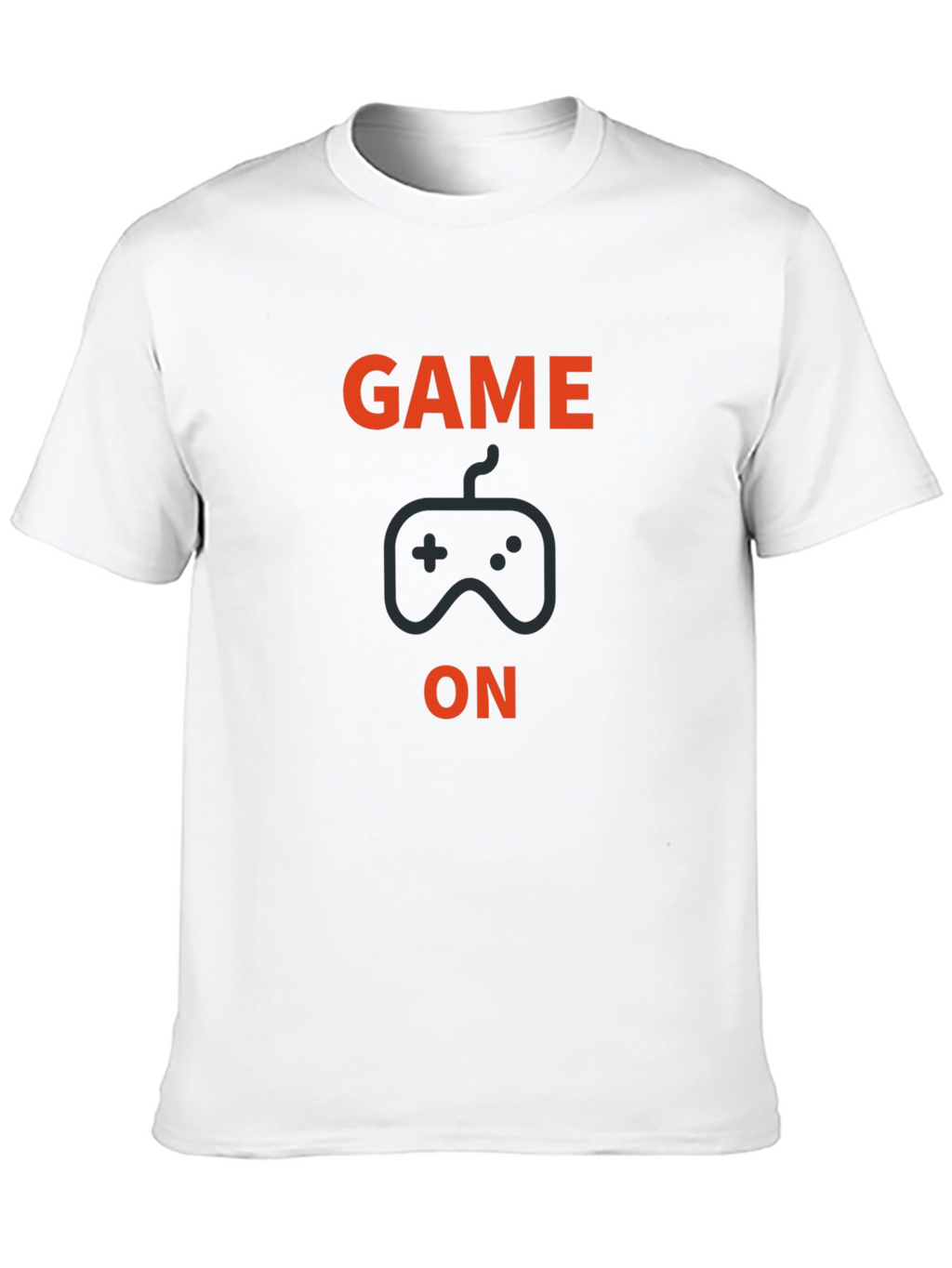 Game On Graphic Print Crew Neck T-Shirt