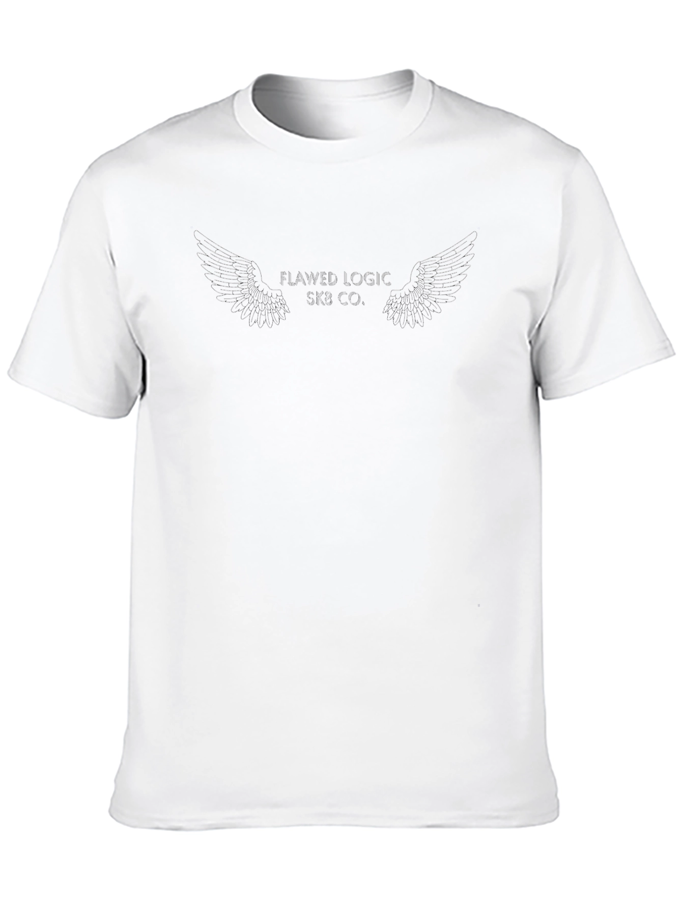 Mens Black Flawed Logic Tee