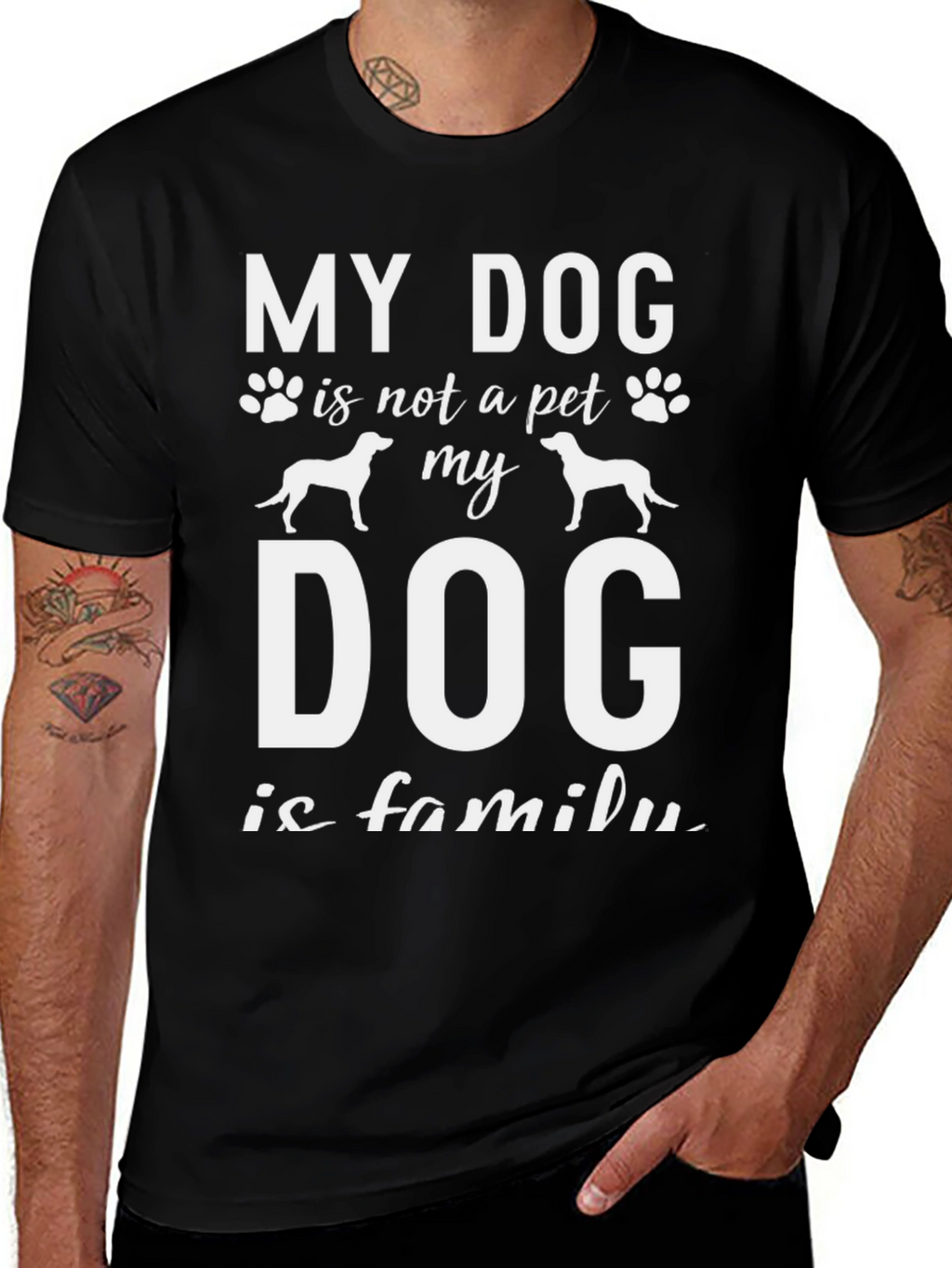 My Dog is Family Graphic Tee