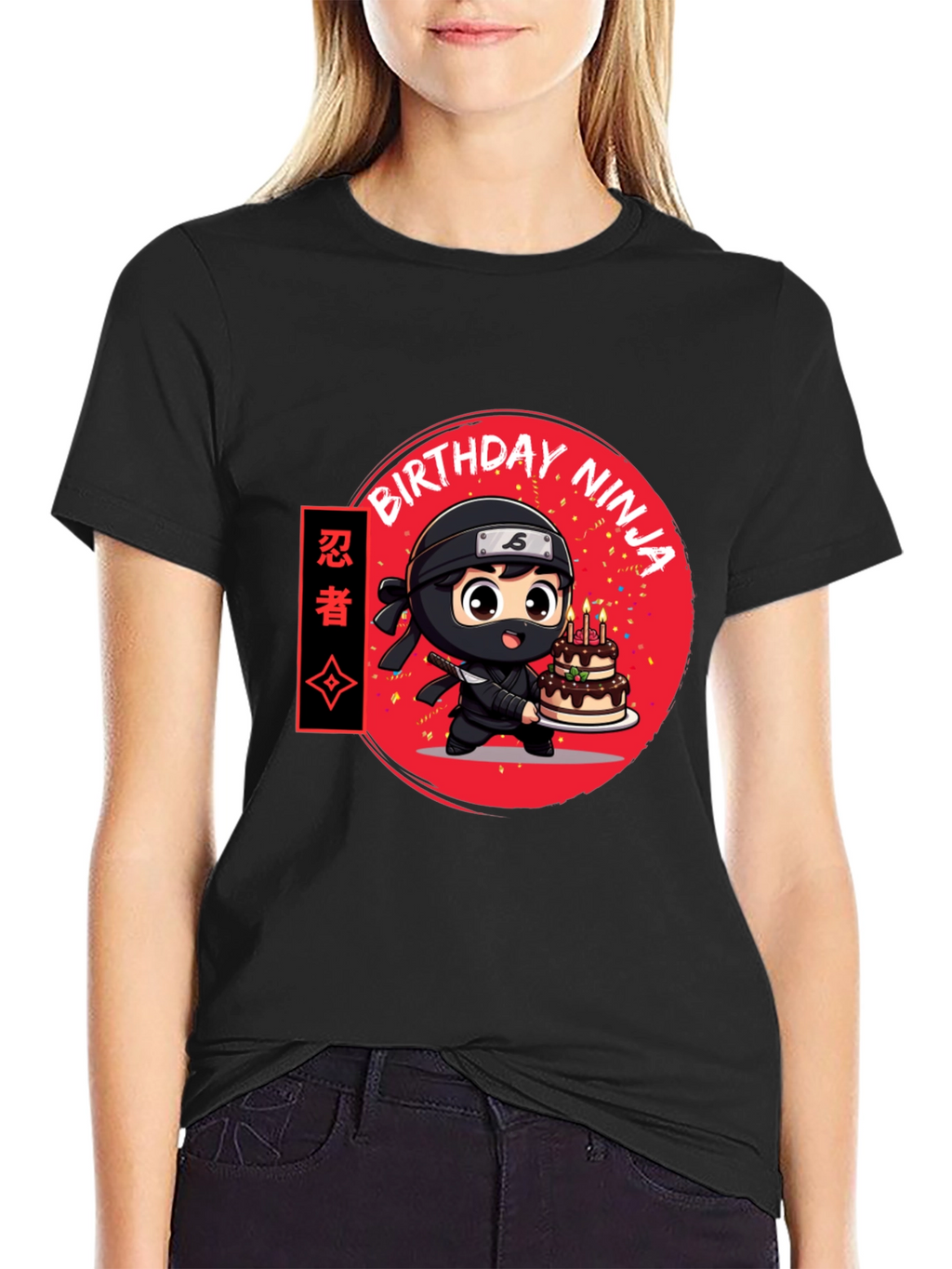 Birthday Ninja Graphic Tee - Cool Anime Style Shirt