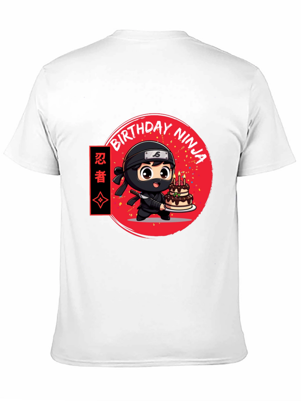 Birthday Ninja Graphic Tee - Cool Anime Style Shirt