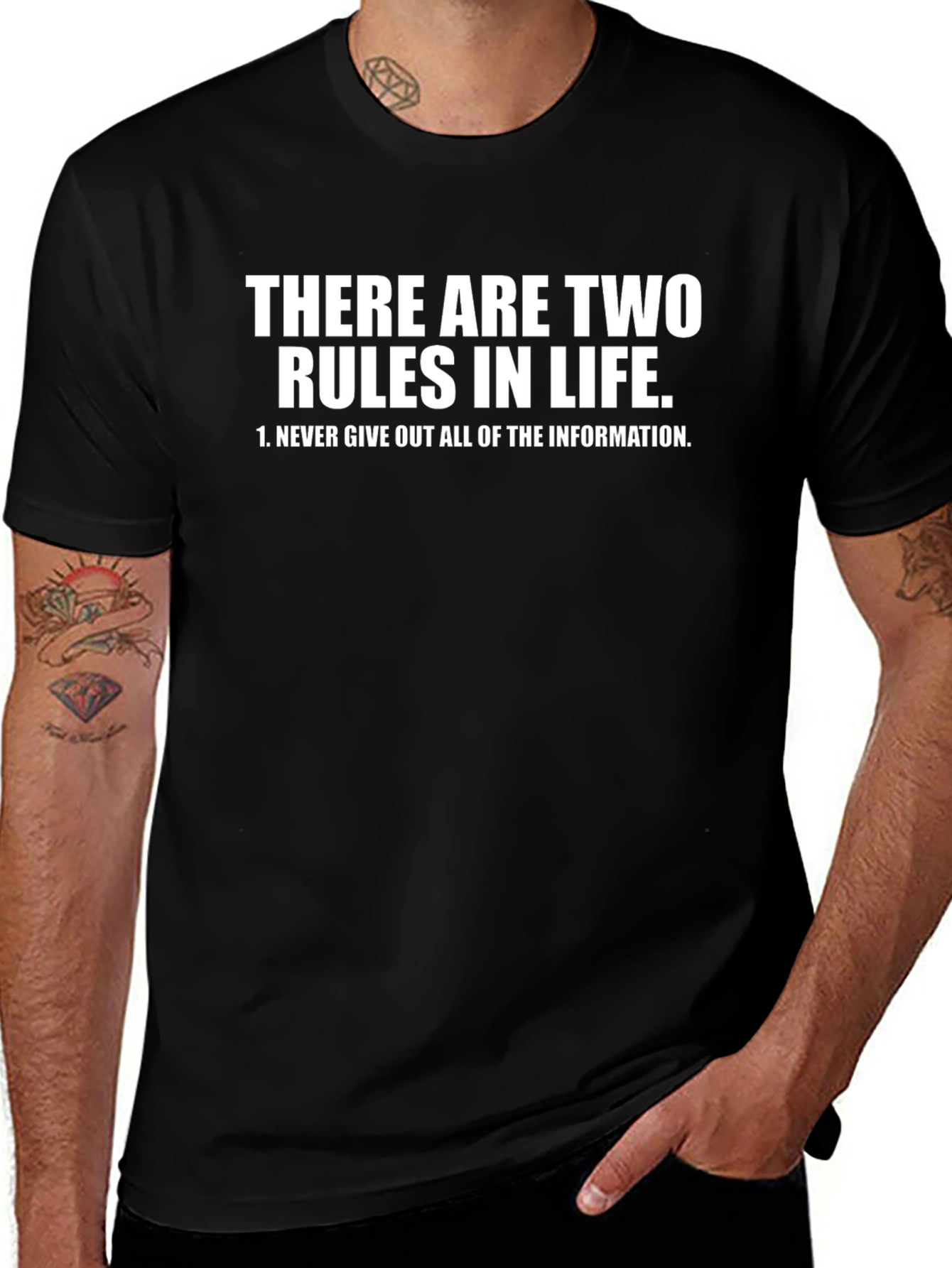 Rules In Life Graphic T-Shirt